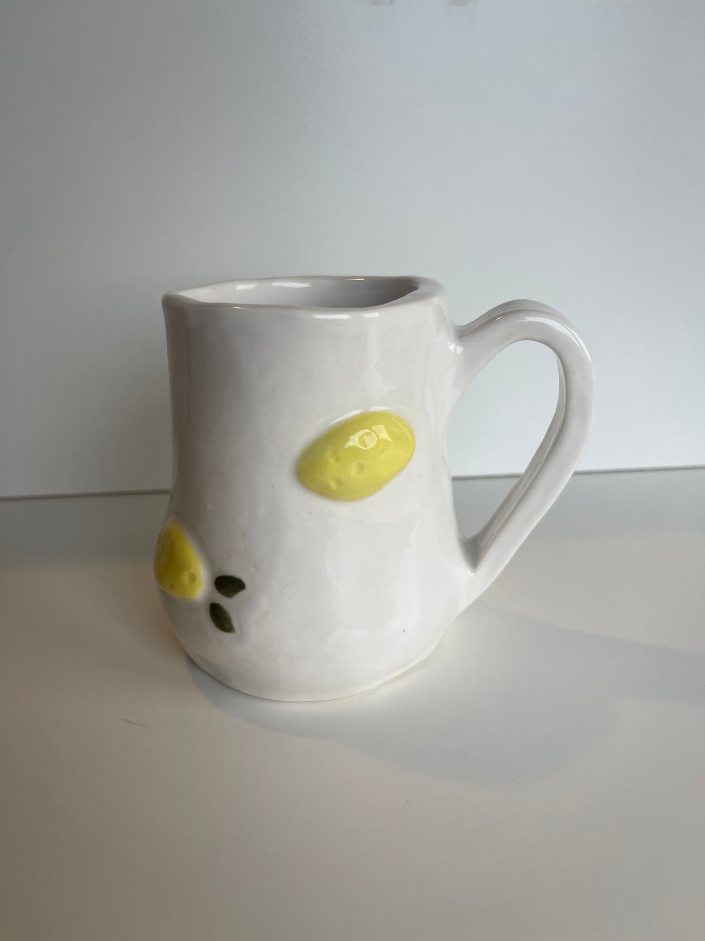 the Lemon Mug - Half Heart Handle